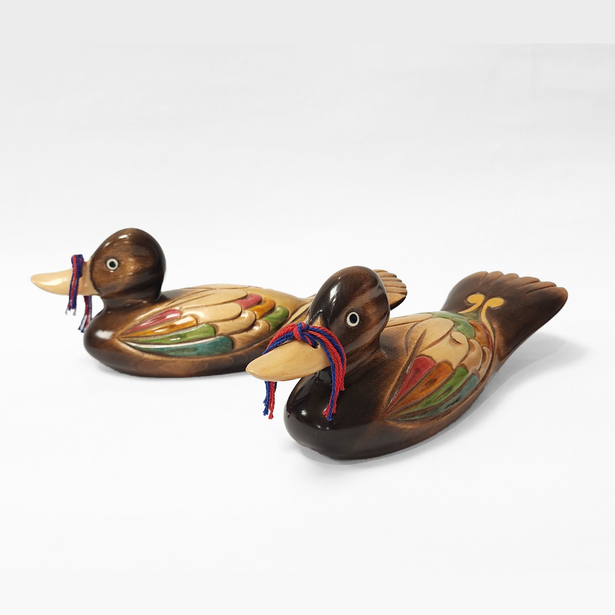Colorful Korean Wedding Ducks 원앙 - Traditional Handcrafted Made in Colorful Korean Wedding Ducks 원앙 - Traditional Handcrafted Made in