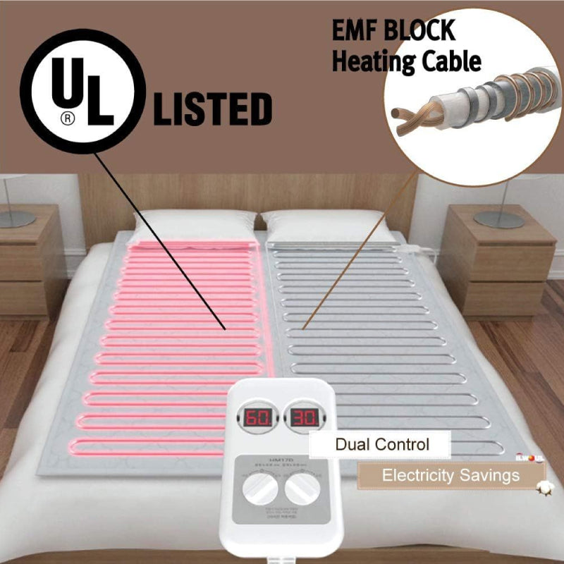 Korean heating mat 극세사 워셔블 온열매트 전자파 차단